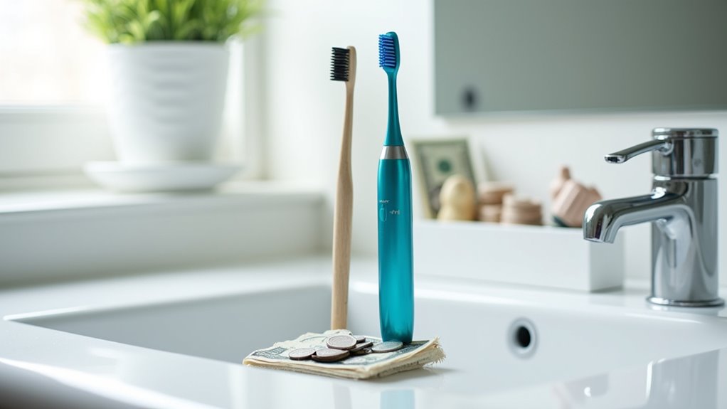 electric vs manual toothbrush costs